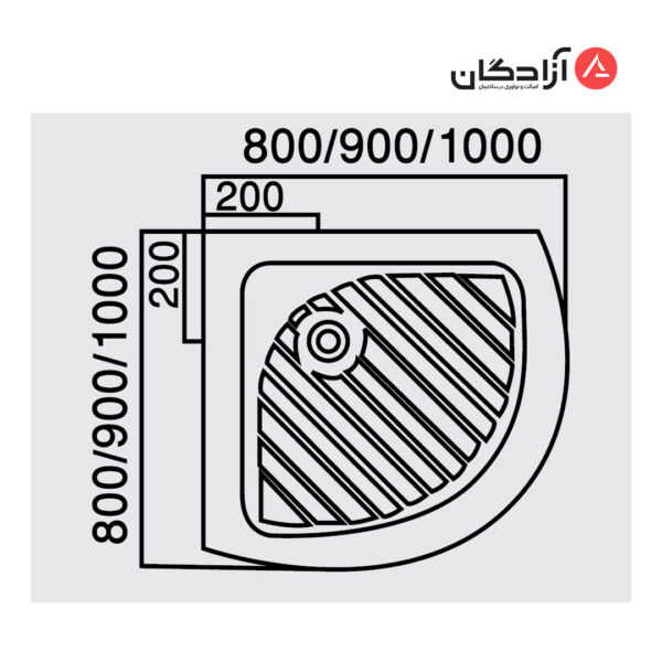 زیر دوشی سای تک مدل هانس