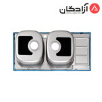 سینک فانتزی توکار ایلیااستیل 2051 - Image 5