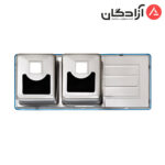 سینک فانتزی توکار ایلیااستیل 2062 - Image 4