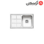 سینک ظرفشویی فانتزی توکار ایلیااستیل مدل 2066