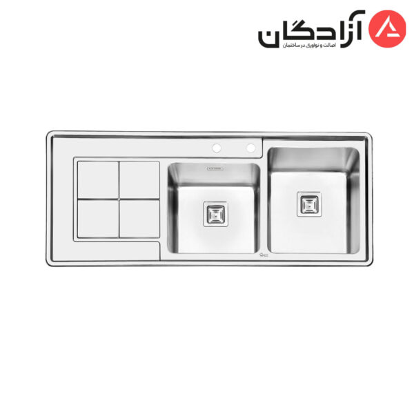 سینک ظرفشویی فانتزی توکار ایلیااستیل مدل 2067