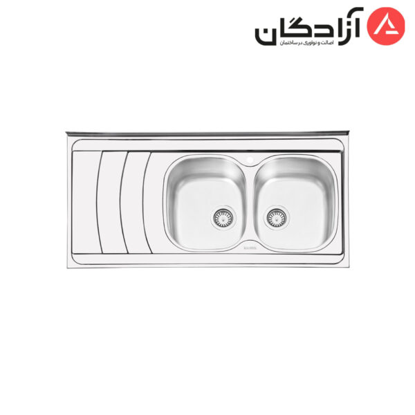 سینک ظرفشویی فانتزی روکار ایلیااستیل مدل 1044