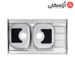 سینک فانتزی روکار ایلیااستیل 1051 - Image 4