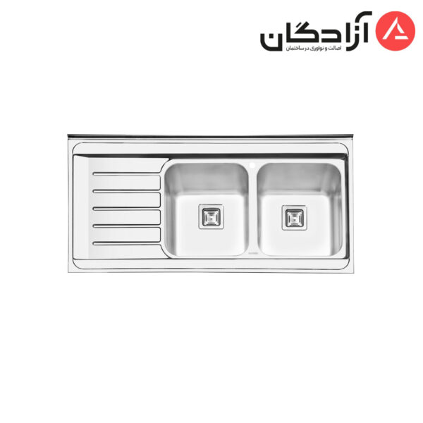 سینک ظرفشویی فانتزی روکار ایلیااستیل مدل 1060