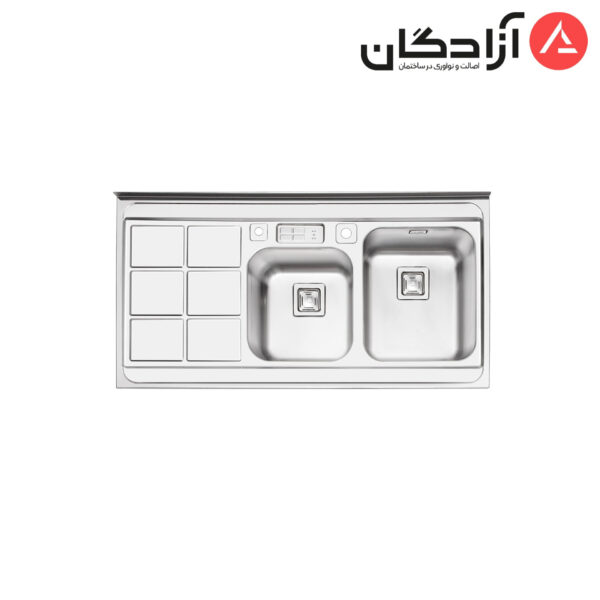 سینک ظرفشویی فانتزی روکار ایلیااستیل مدل 1065