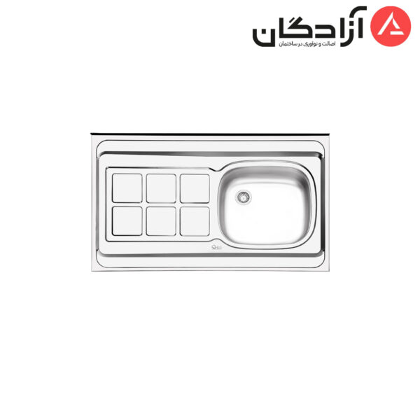 سینک ظرفشویی کلاسیک ایلیااستیل مدل 131