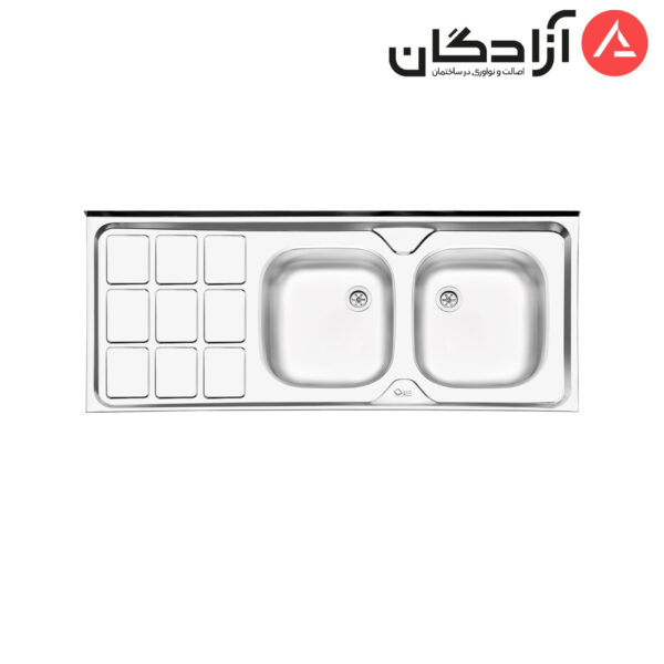 سینک ظرفشویی کلاسیک ایلیااستیل مدل 233