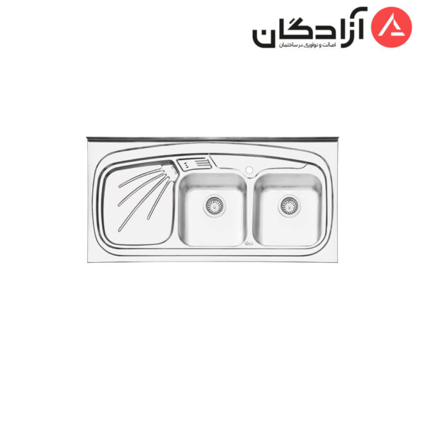 سینک ظرفشویی نیمه فانتزی روکار ایلیااستیل مدل 3013