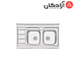 سینک ظرفشویی نیمه فانتزی روکار ایلیااستیل مدل 3051