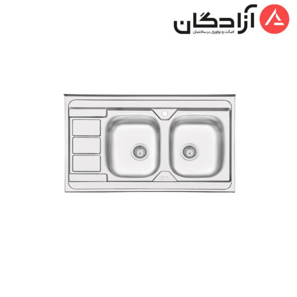 سینک ظرفشویی نیمه فانتزی روکار ایلیااستیل مدل 3051