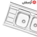 سینک نیمه فانتزی روکار ایلیااستیل 3051 - Image 2