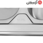 سینک نیمه فانتزی روکار ایلیااستیل 3051 - Image 3