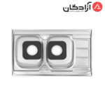 سینک نیمه فانتزی روکار ایلیااستیل 3051 - Image 4