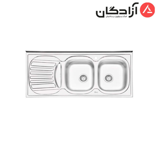 سینک ظرفشویی نیمه فانتزی روکار ایلیااستیل مدل 3510