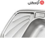 سینک نیمه فانتزی توکار ایلیااستیل 4013 - Image 2