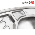 سینک نیمه فانتزی توکار ایلیااستیل 4013 - Image 4