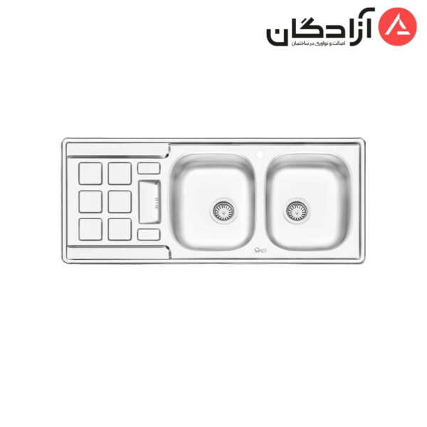 سینک ظرفشویی نیمه فانتزی توکار ایلیااستیل مدل 4021