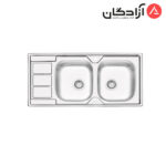 سینک ظرفشویی نیمه فانتزی توکار ایلیااستیل مدل 4051