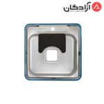 سینک نیمه فانتزی توکار ایلیااستیل 4061 - Image 3