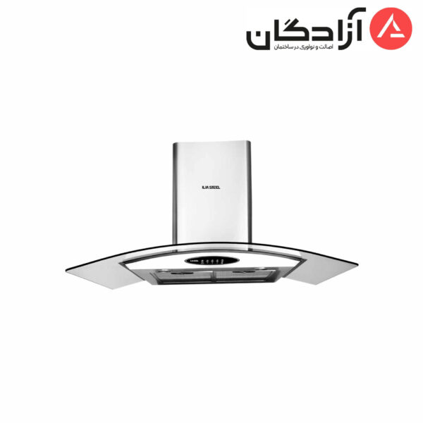 هود آشپزخانه ایلیااستیل مدل پردیس استیل