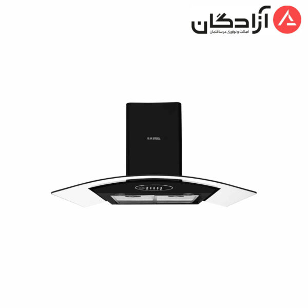 هود آشپزخانه ایلیااستیل مدل پردیس مشکی
