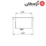 سینک دست ساز کن مدل 74 BCN302 - Image 5