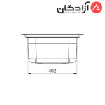 سینک فانتزی توکار کن مدل 8192 - Image 4
