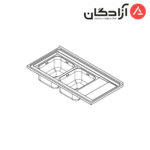 سینک فانتزی روکار کن مدل 9152 - Image 2