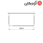 سینک دست ساز کن مدل A4030 - Image 3