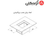 سینک دست ساز کن مدل A4030 - Image 6