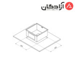 سینک دست ساز کن مدل A4040 - Image 2