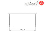 سینک دست ساز کن مدل A4040 - Image 4