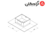 سینک دست ساز کن مدل A4050 - Image 2