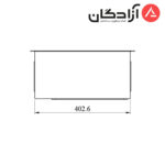 سینک دست ساز کن مدل A4050 - Image 4