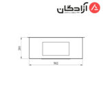سینک دست ساز کن مدل A4050 - Image 5