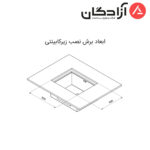 سینک دست ساز کن مدل A4050 - Image 6