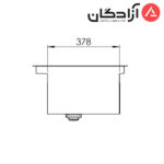 سینک دست ساز کن مدل 90 BCN302 - Image 4