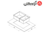سینک دست ساز کن مدل BCN303 - Image 2