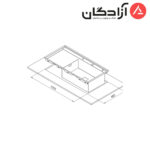 سینک دست ساز کن مدل BCN305 - Image 2
