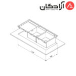 سینک دست ساز کن مدل BCN306 - Image 2