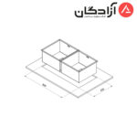 سینک دست ساز کن مدل BCN88 - Image 2