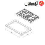 اجاق گاز کن مدل Betria - Image 2