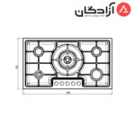 اجاق گاز کن مدل Betria - Image 3