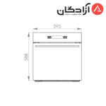 فر برقی توکار کن مدل E6500M - Image 2