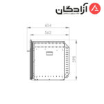 فر برقی توکار کن مدل E6598M - Image 4
