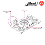 اجاق گاز کن مدل Enif - Image 2