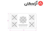 اجاق گاز کن مدل IG503 - Image 3