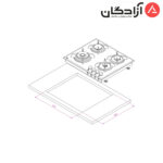 اجاق گاز کن مدل IG6401 - Image 2