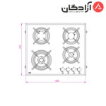 اجاق گاز کن مدل IG6401 - Image 3