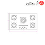 اجاق گاز کن مدل IG8503 - Image 3